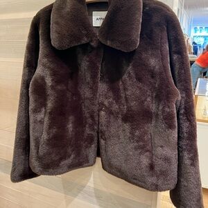 Apparis Brown Faux Fur “ Ellis” Jacket